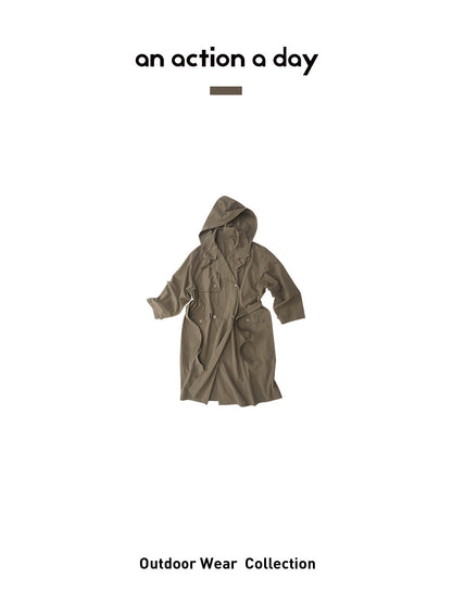 Cotton Oversized Trench Coat