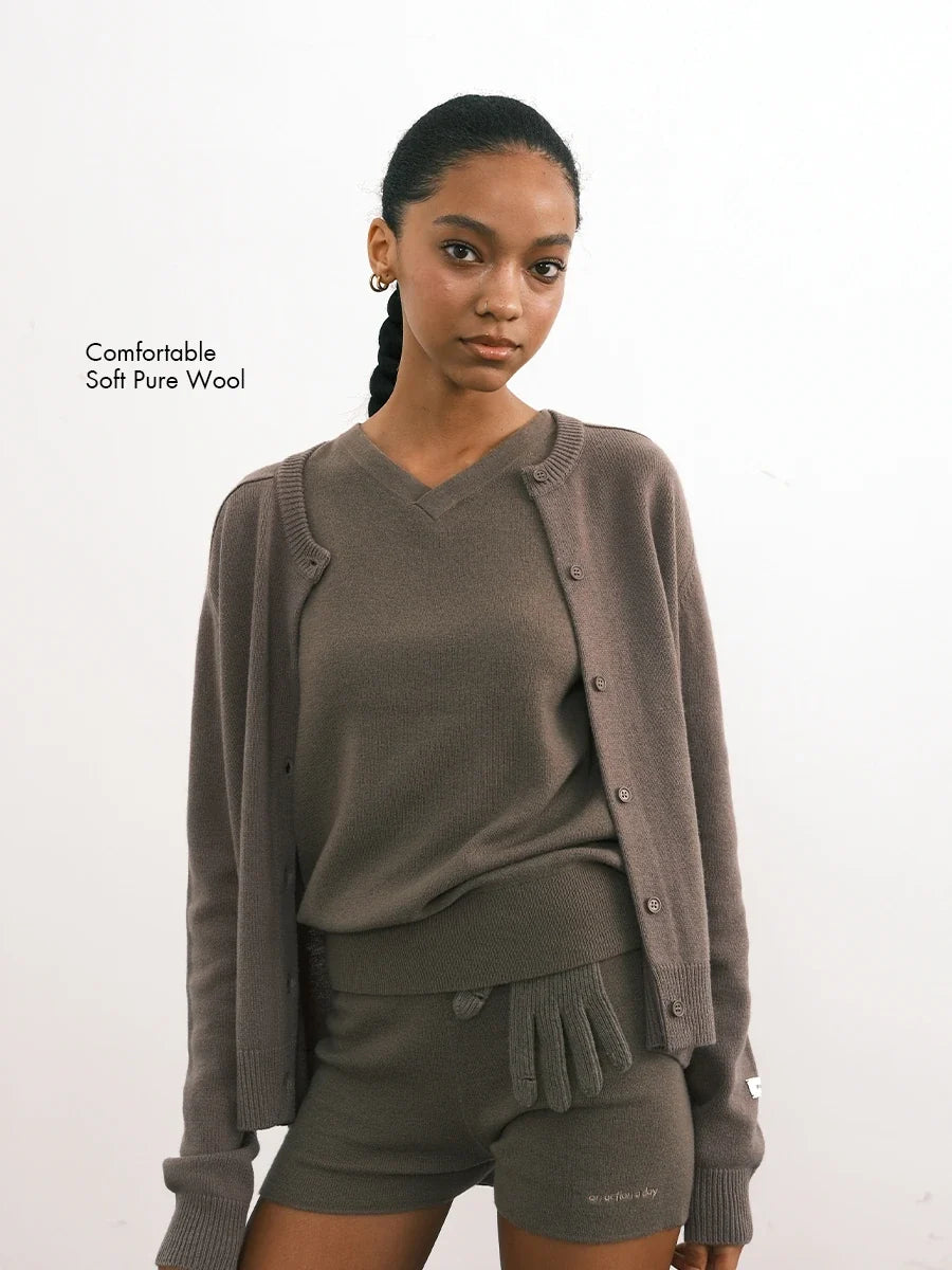 Pure Wool Substantial Cardigan