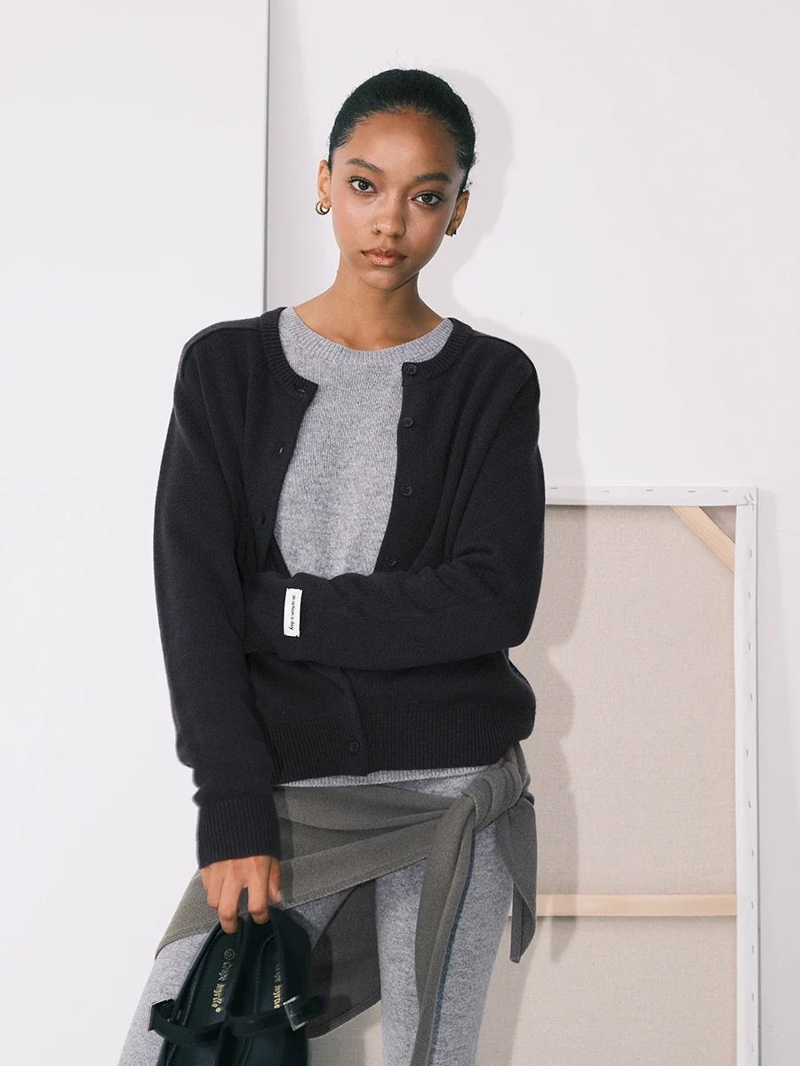 Pure Wool Substantial Cardigan