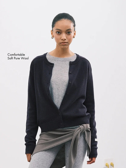 Pure Wool Substantial Cardigan