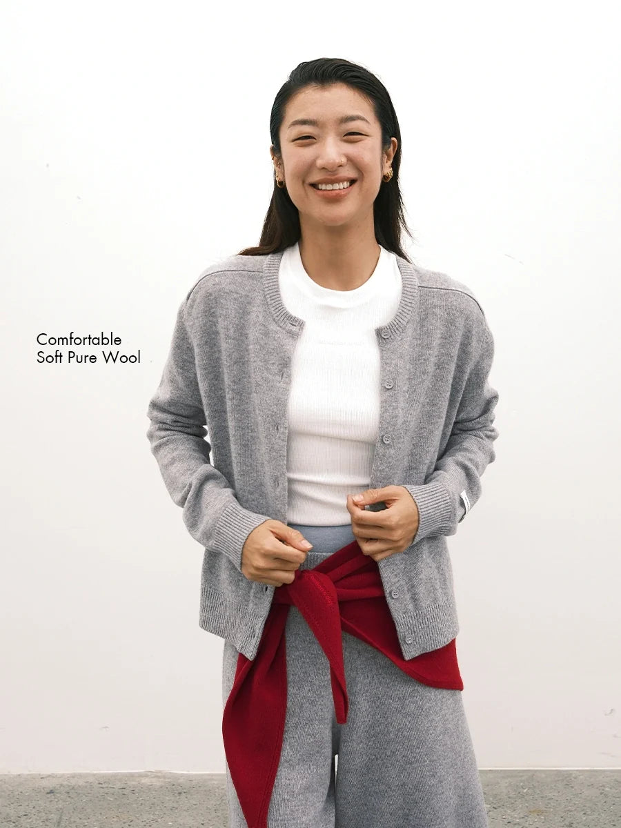 Pure Wool Substantial Cardigan