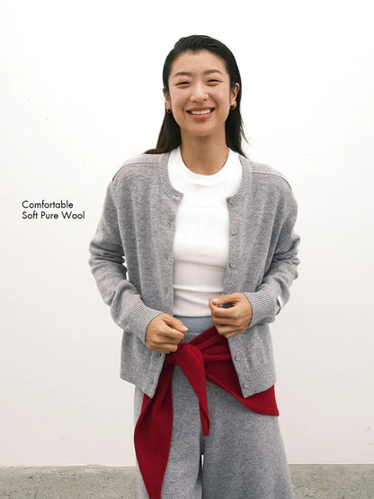 Pure Wool Substantial Cardigan
