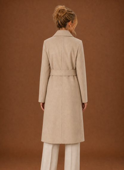 Halflange trenchcoat dames – afbeelding 3