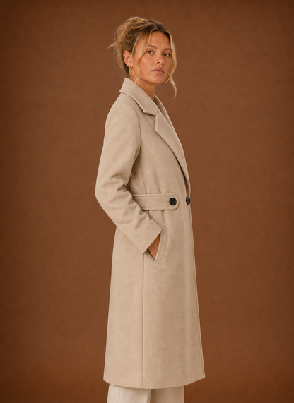 Halflange trenchcoat dames – afbeelding 2