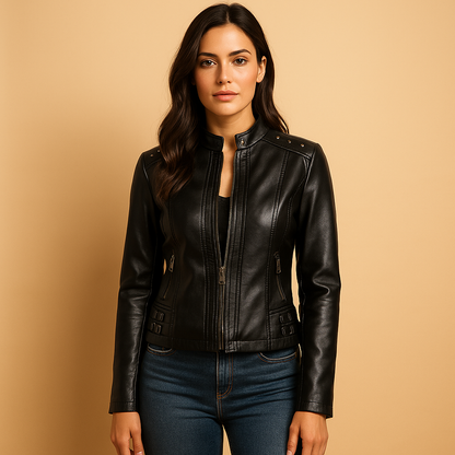 Biker jacket for women | Hazel
