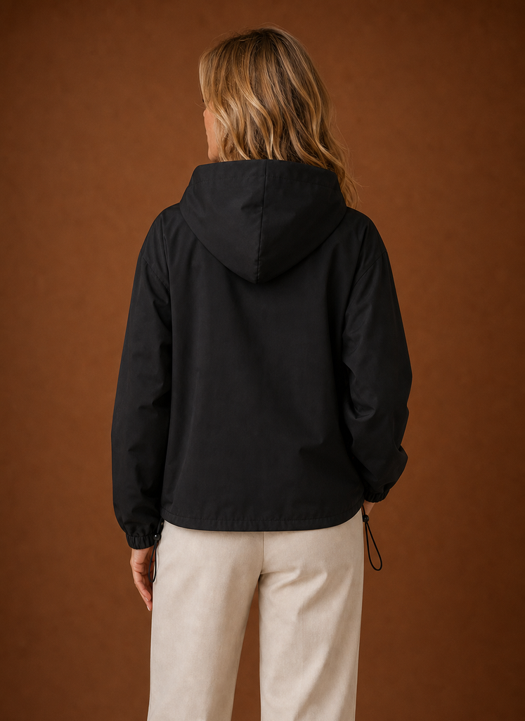 Licht windjack dames met capuchon – afbeelding 4