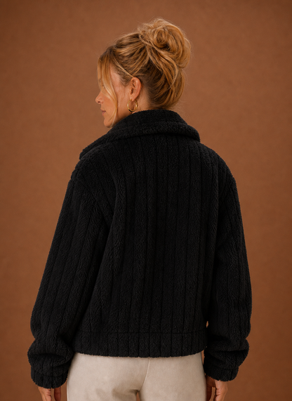 Oversized teddy jas dames – afbeelding 7