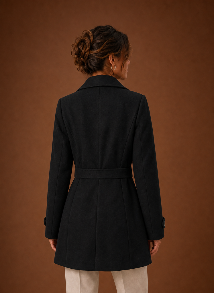 Halflange trenchcoat dames – afbeelding 6