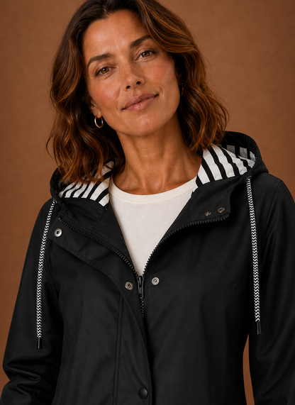 Trenchcoat dames met capuchon – afbeelding 4