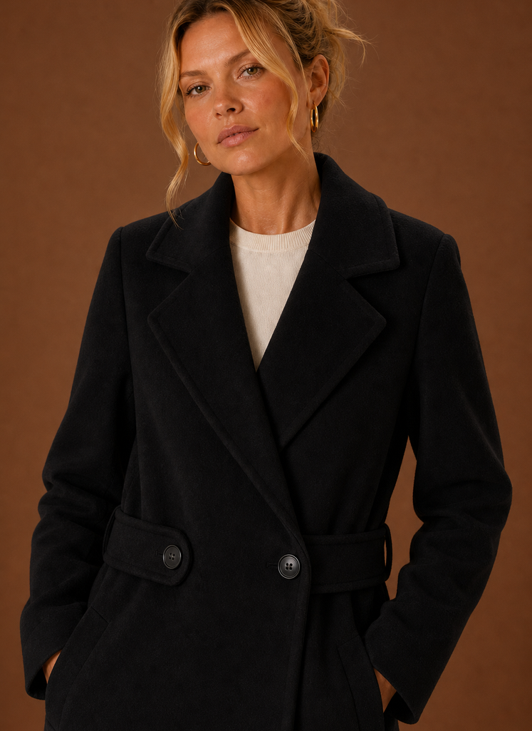 Halflange trenchcoat dames – afbeelding 8