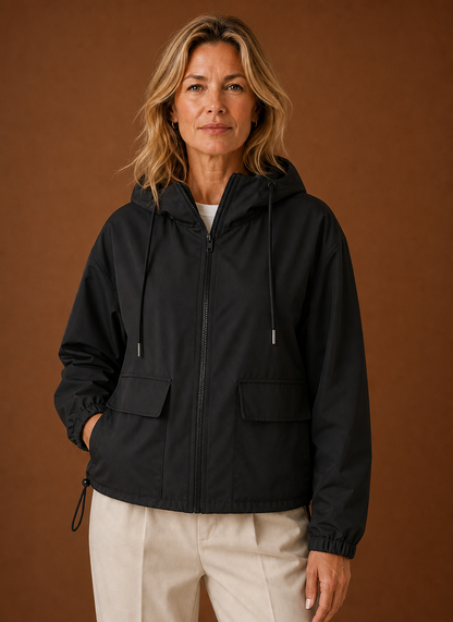 Licht windjack dames met capuchon