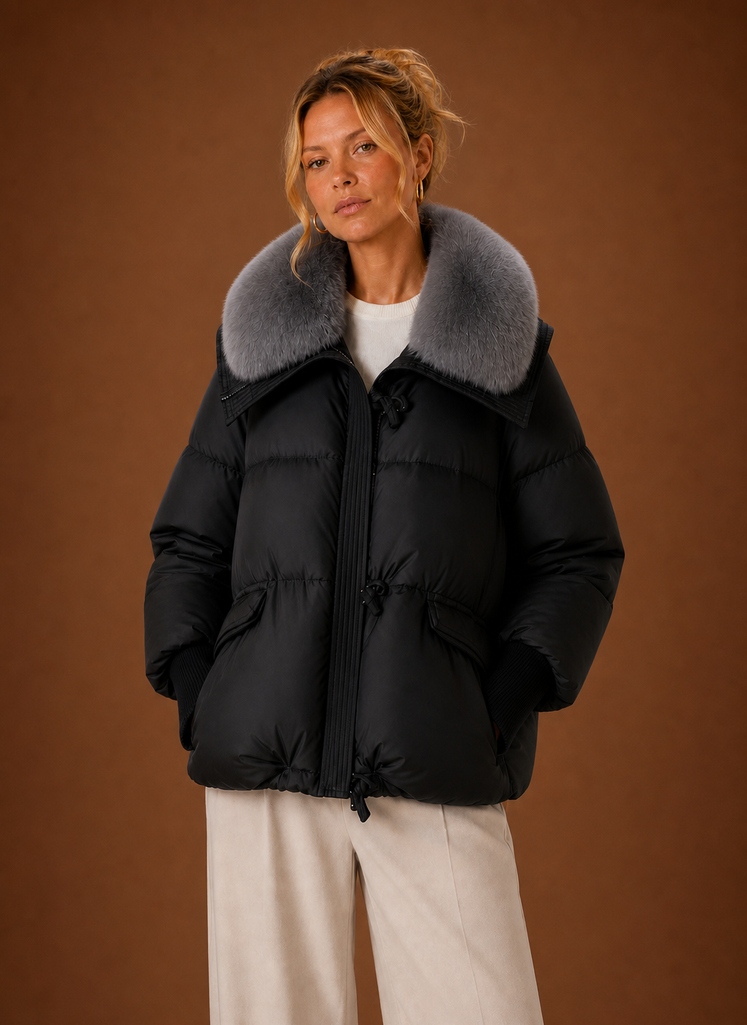 Parka dames winterjas met ruime pasvorm