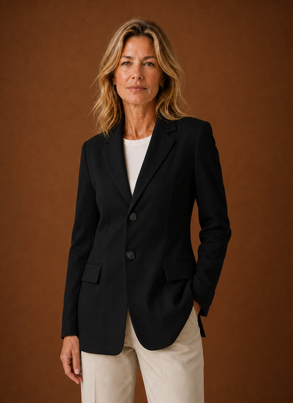 Lange getailleerde blazer dames – afbeelding 5