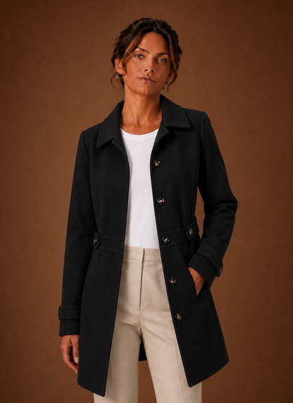 Halflange trenchcoat dames – afbeelding 5
