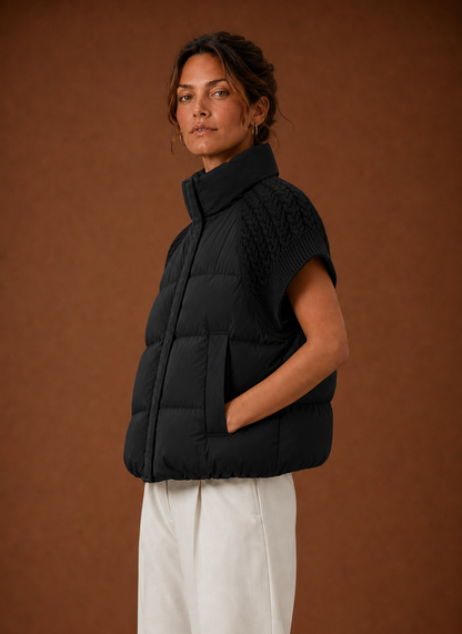 Gewatteerde bodywarmer dames – afbeelding 2