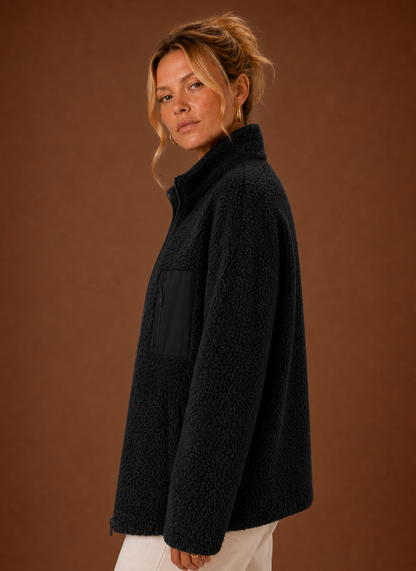 Sherpa teddy jas dames – afbeelding 10