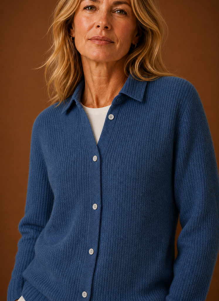 Klassiek gebreid vest dames – afbeelding 8