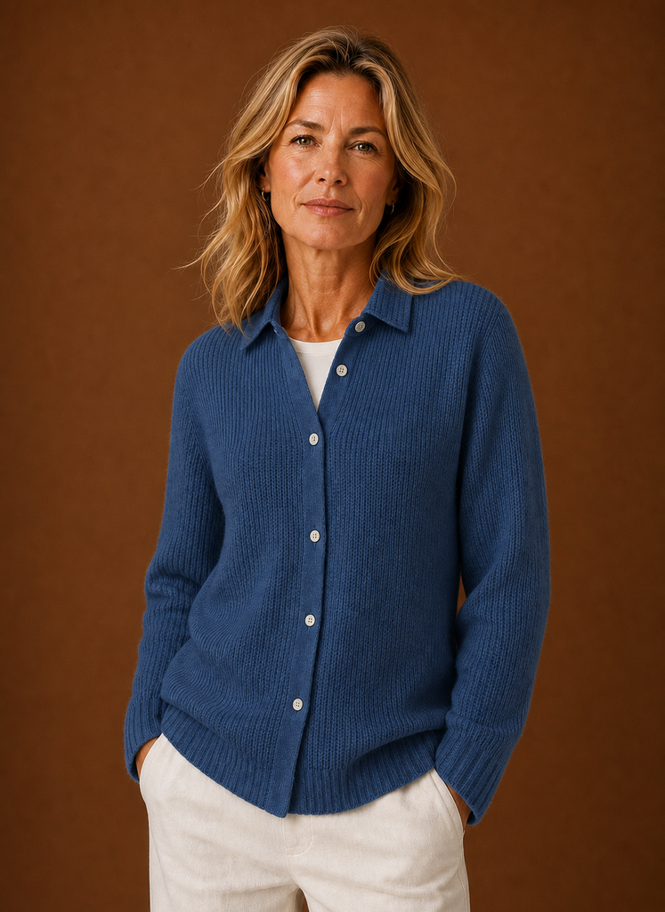 Klassiek gebreid vest dames – afbeelding 5