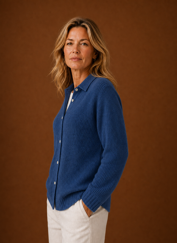 Klassiek gebreid vest dames – afbeelding 6