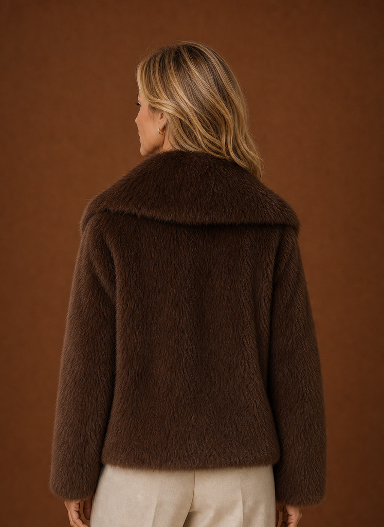 Jas dames in imitatiebont – afbeelding 4