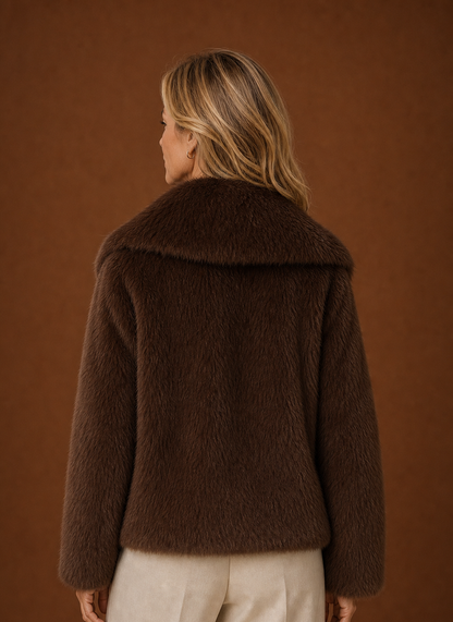 Jas dames in imitatiebont – afbeelding 4