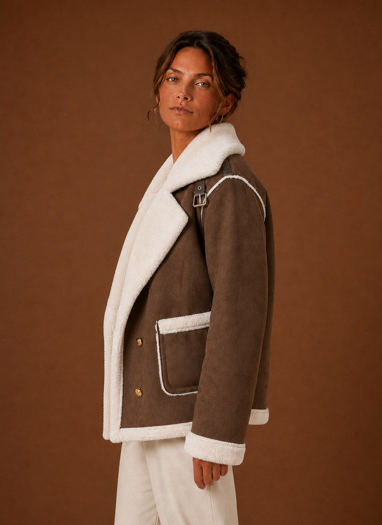 Aviator jas dames – afbeelding 2