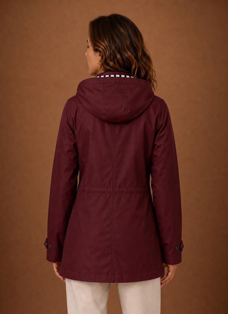 Trenchcoat dames met capuchon – afbeelding 15