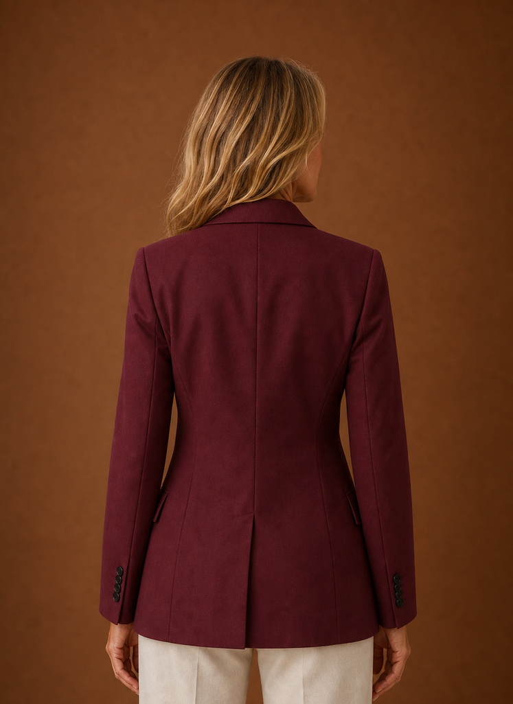 Lange getailleerde blazer dames – afbeelding 16