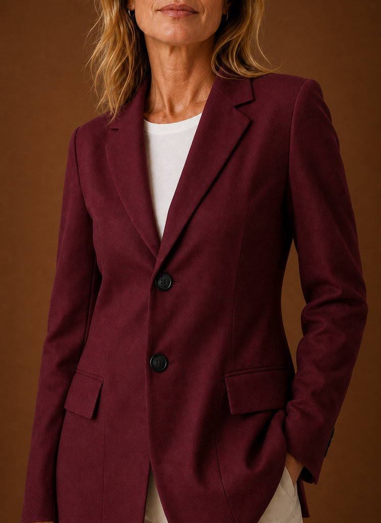 Lange getailleerde blazer dames – afbeelding 15
