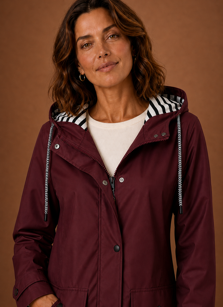 Trenchcoat dames met capuchon – afbeelding 16