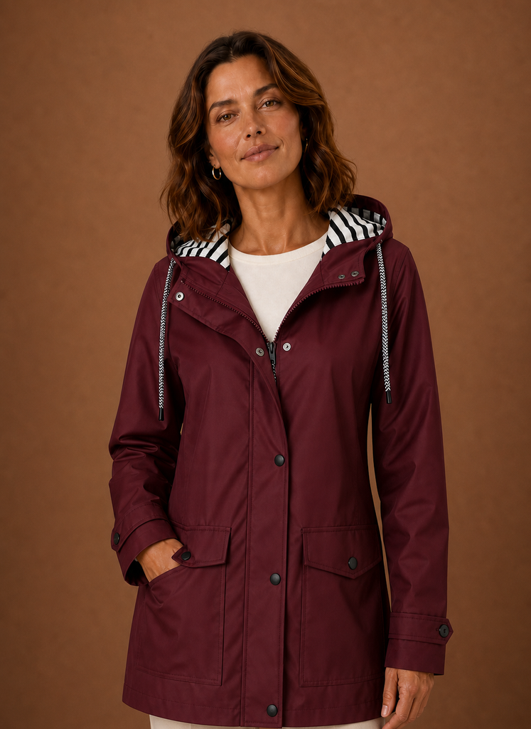 Trenchcoat dames met capuchon – afbeelding 13