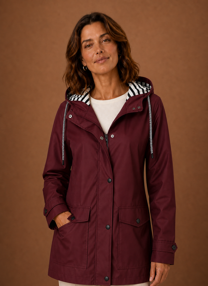Trenchcoat dames met capuchon – afbeelding 13