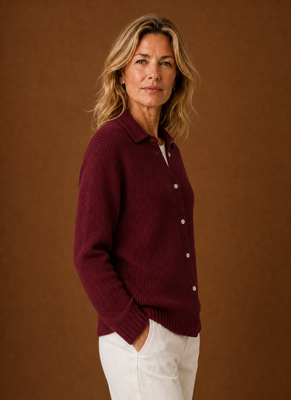 Klassiek gebreid vest dames – afbeelding 14