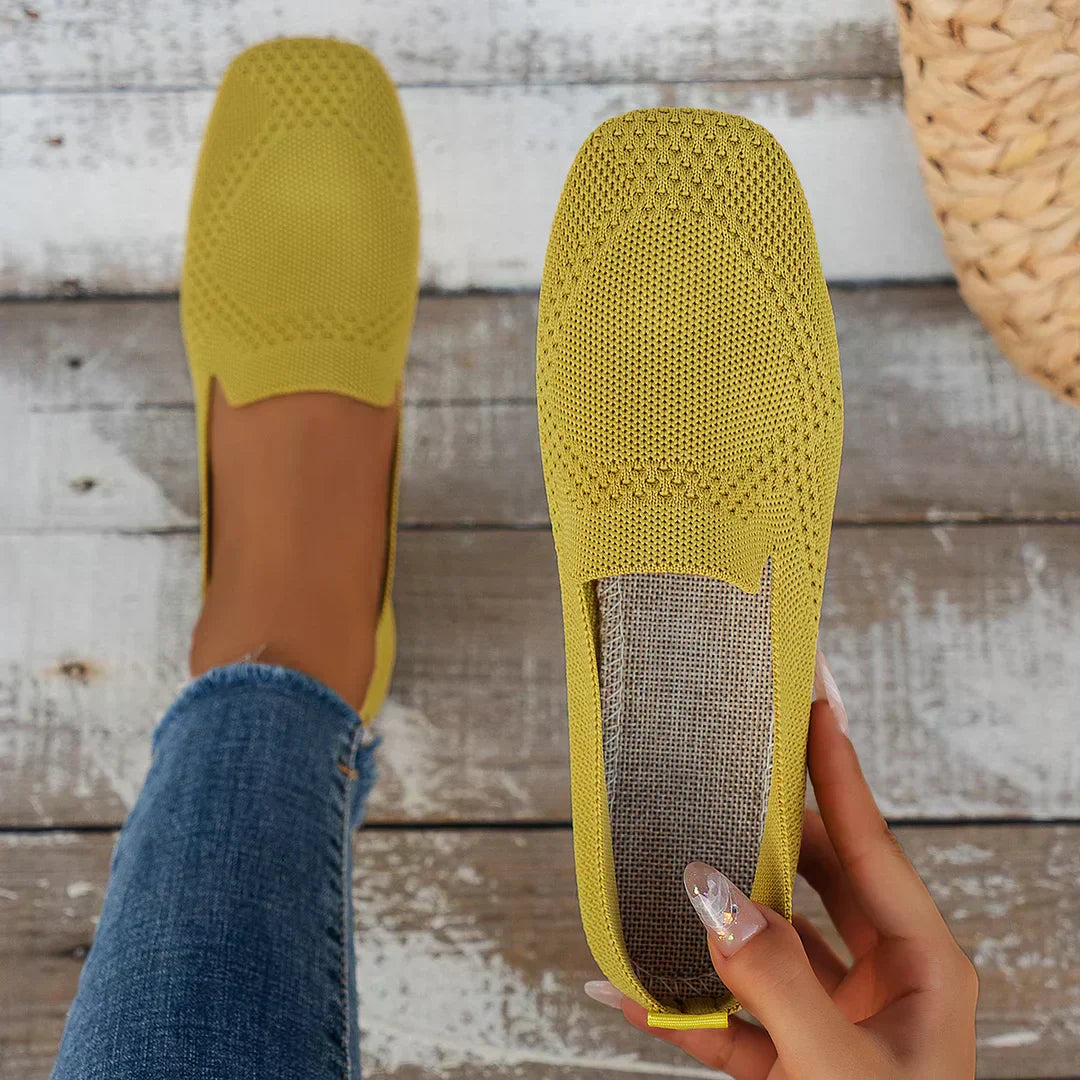 Comfortschoenen Dames Lichtgewicht – Instappers met Steunzool & Schokdemping