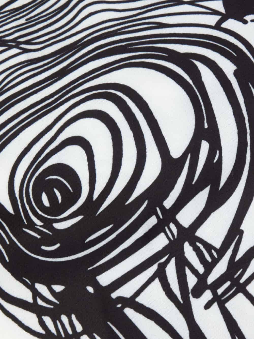Mini-jurk met Abstracte Lijnprint