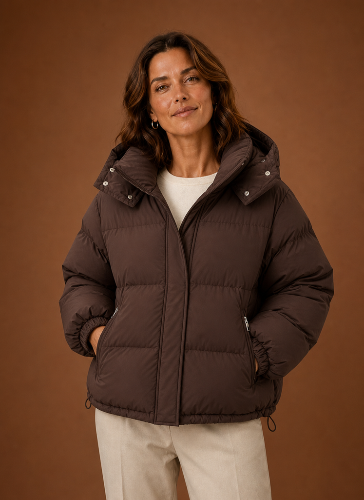 Oversized pufferjas dames met ruime snit