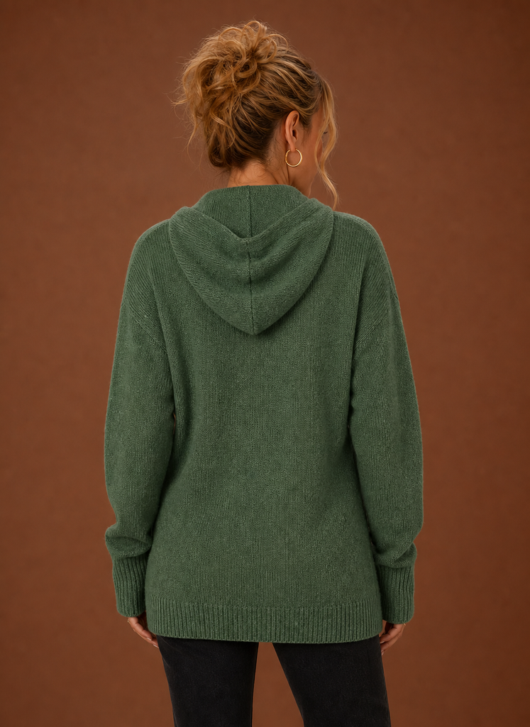 Oversized gebreid vest dames – afbeelding 3