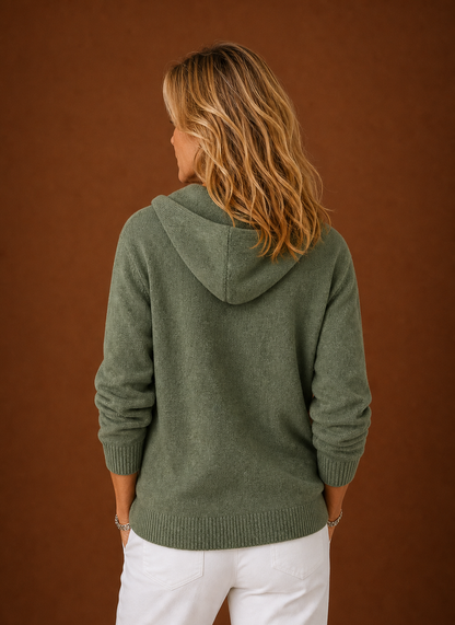 Gebreid vest dames met capuchon – afbeelding 14