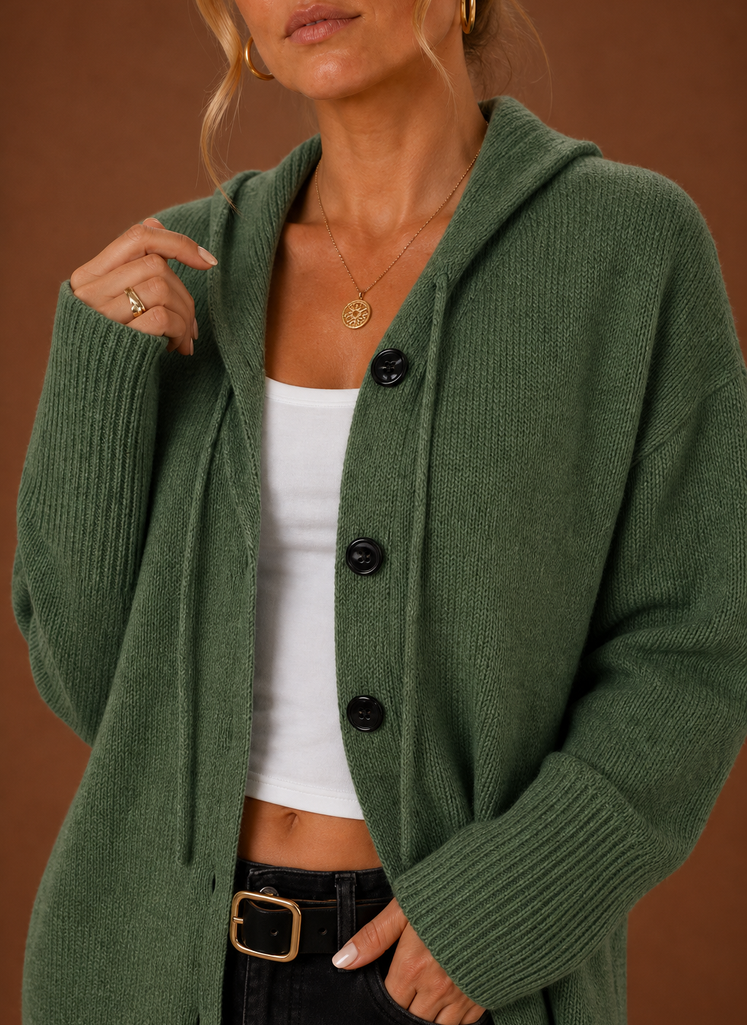 Oversized gebreid vest dames – afbeelding 4