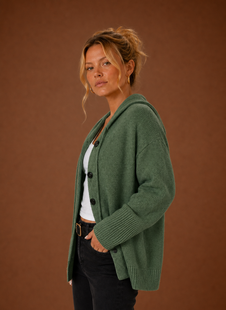 Oversized gebreid vest dames – afbeelding 2