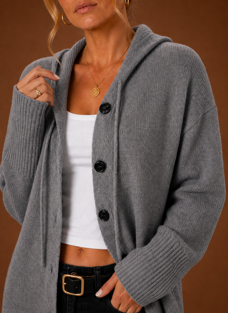 Oversized gebreid vest dames – afbeelding 8