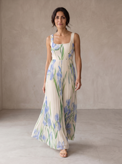 Oriah | A-lijn Maxi-jurk met Bloemenprint