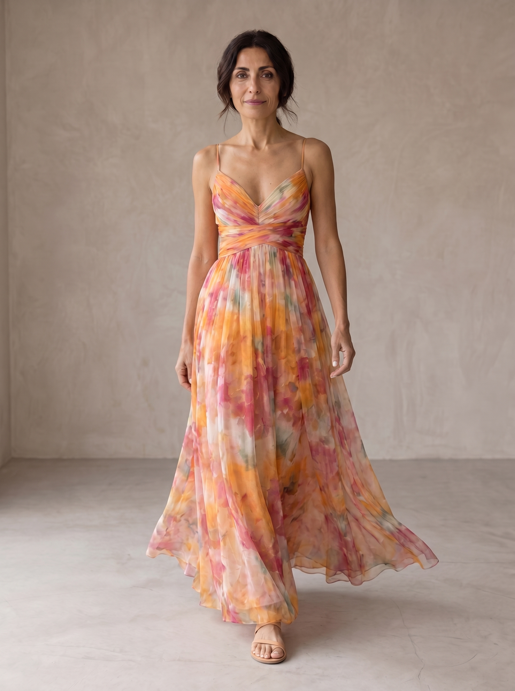 Giselle | Maxi-jurk met Bloemenprint