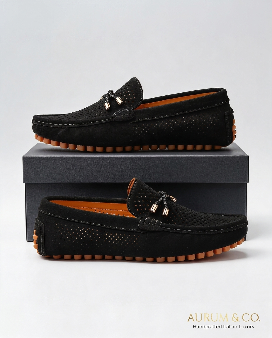 Vareno suede loafers - studio