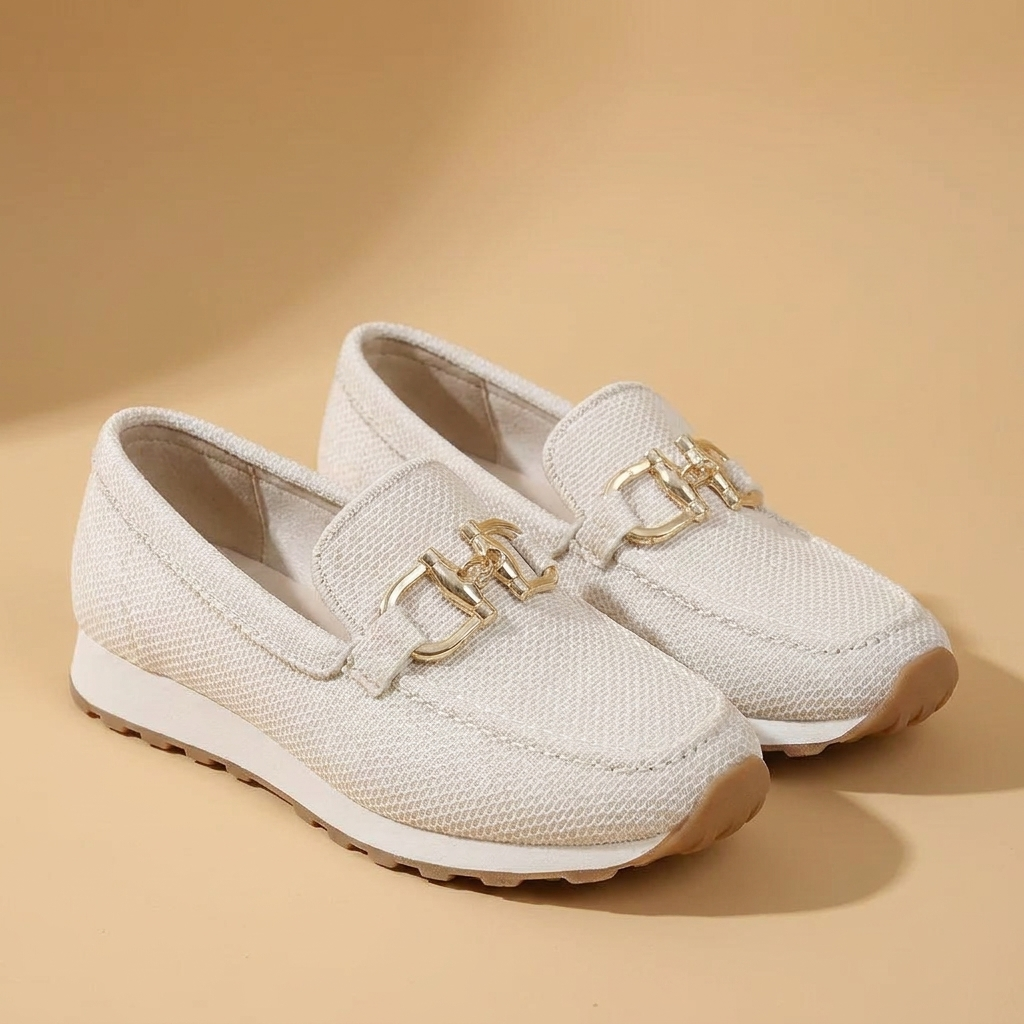 Susie orthopedische loafer-sneakers in wit