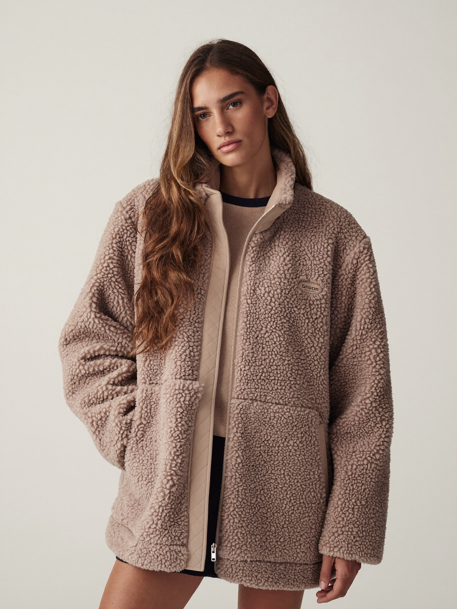 Liv teddy fleece jas