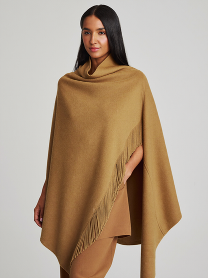 Celine cape jas met franjes