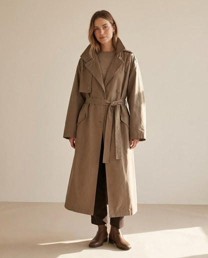 Oversized trench coat hero