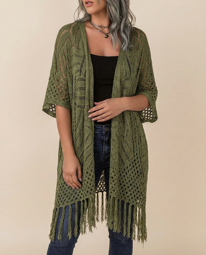 Lightweight knit cardigan hero