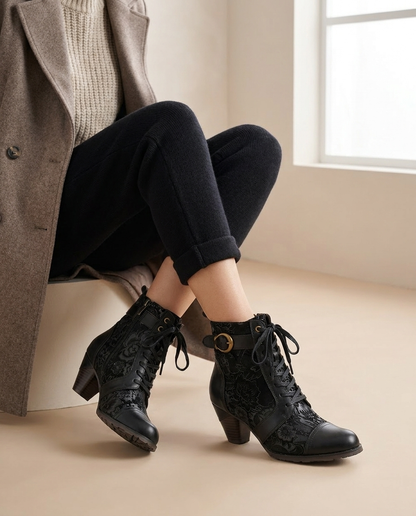 Lace-up ankle boots hero